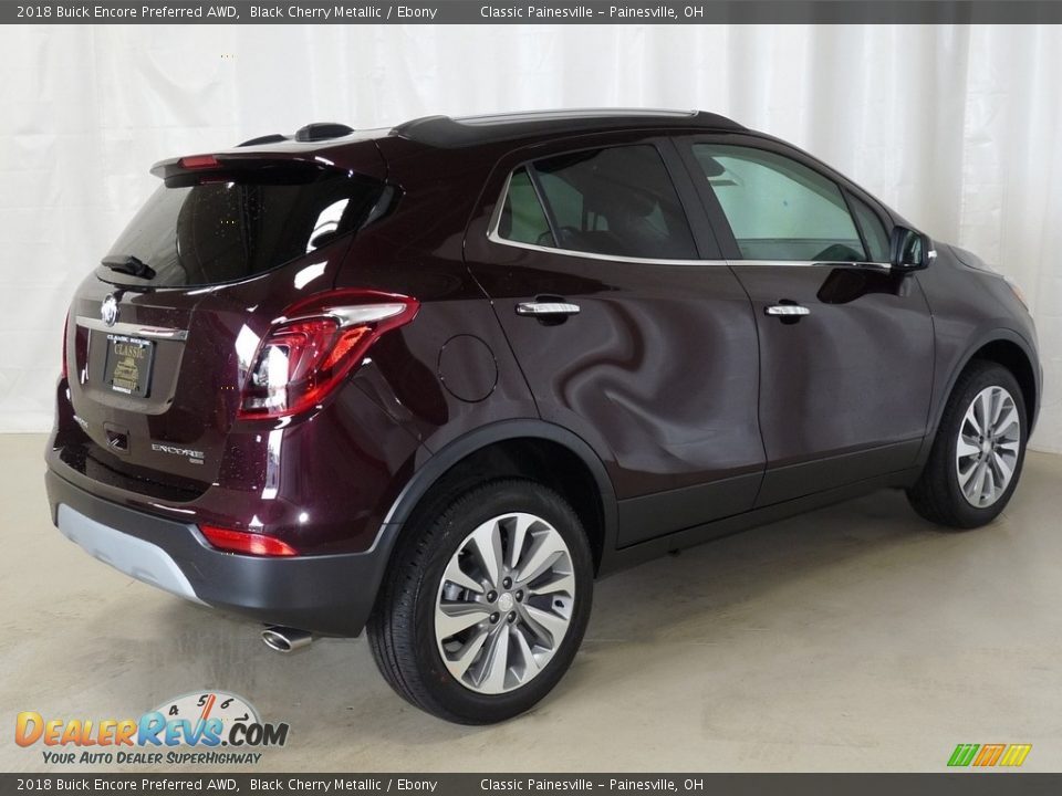 2018 Buick Encore Preferred AWD Black Cherry Metallic / Ebony Photo #2