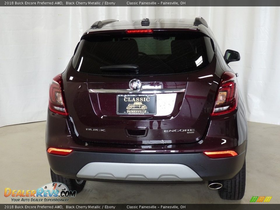 2018 Buick Encore Preferred AWD Black Cherry Metallic / Ebony Photo #3