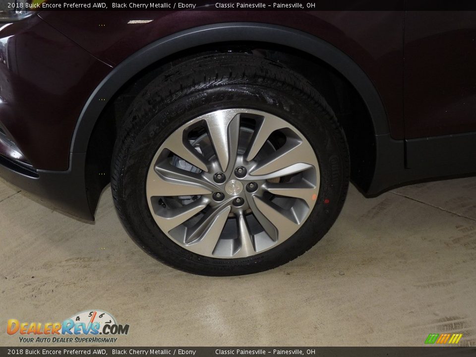 2018 Buick Encore Preferred AWD Black Cherry Metallic / Ebony Photo #5