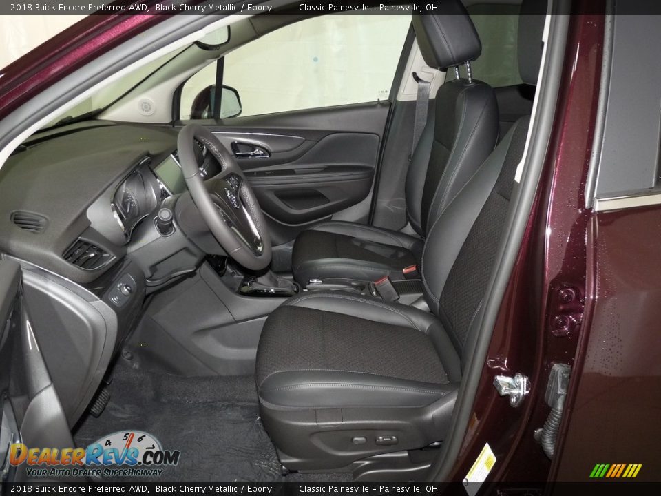 2018 Buick Encore Preferred AWD Black Cherry Metallic / Ebony Photo #6