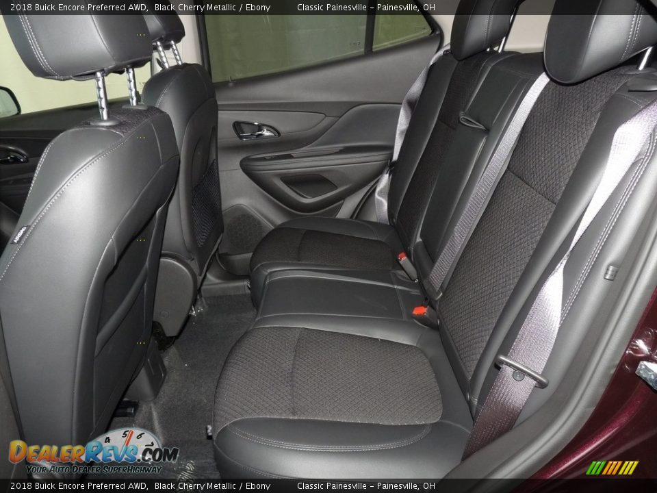 2018 Buick Encore Preferred AWD Black Cherry Metallic / Ebony Photo #7