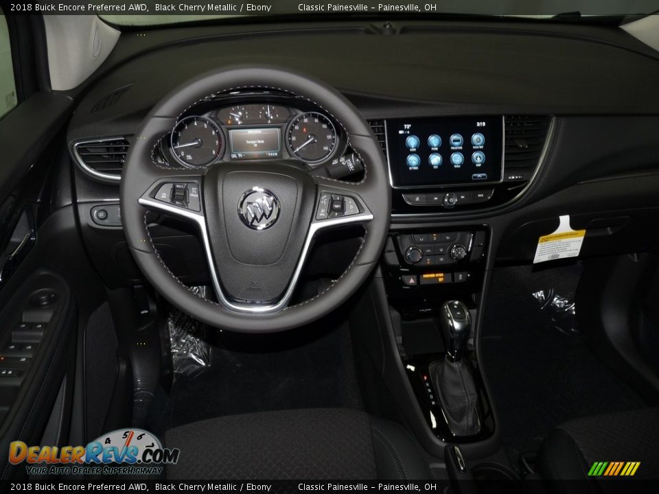 2018 Buick Encore Preferred AWD Black Cherry Metallic / Ebony Photo #8