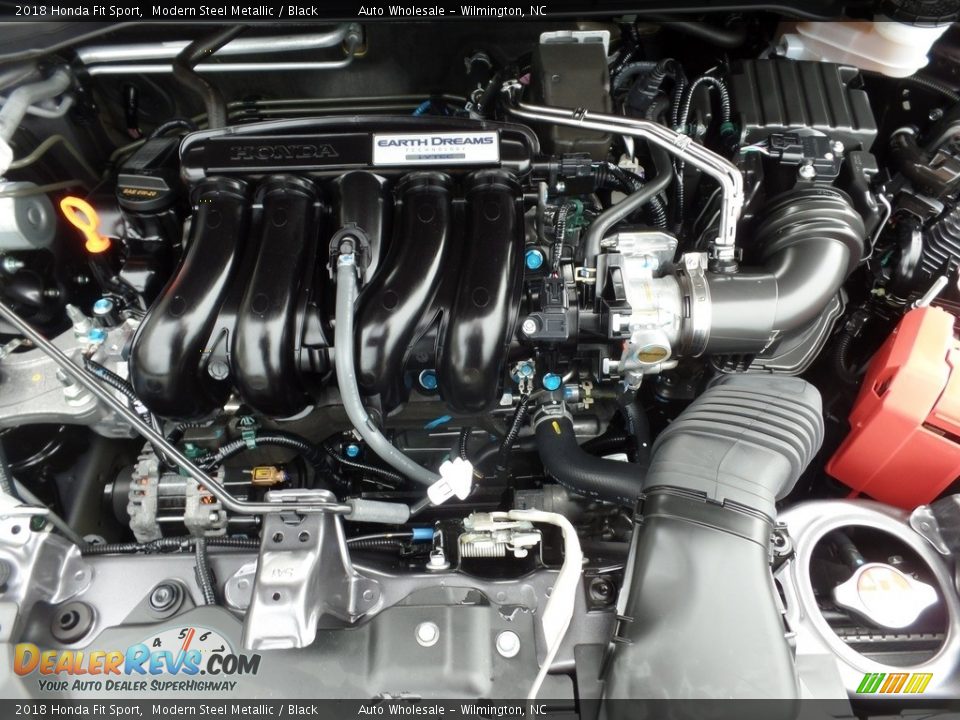 2018 Honda Fit Sport Modern Steel Metallic / Black Photo #6