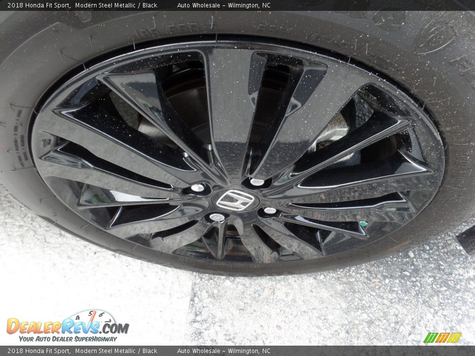 2018 Honda Fit Sport Modern Steel Metallic / Black Photo #7