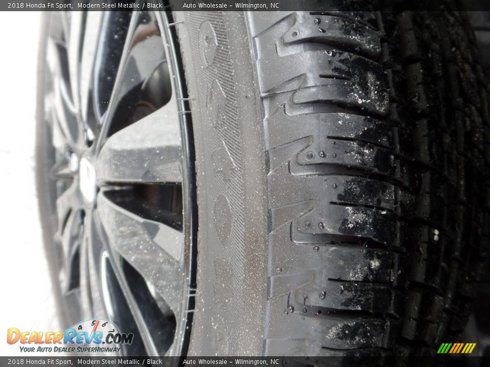 2018 Honda Fit Sport Modern Steel Metallic / Black Photo #8