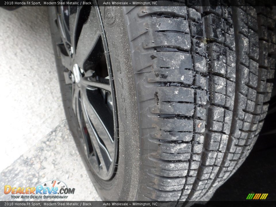 2018 Honda Fit Sport Modern Steel Metallic / Black Photo #9