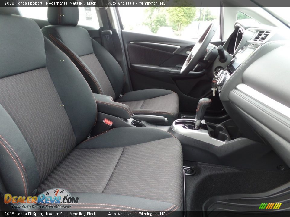 2018 Honda Fit Sport Modern Steel Metallic / Black Photo #13