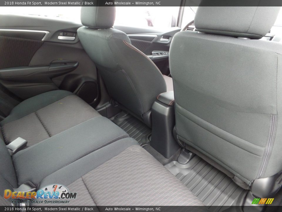 2018 Honda Fit Sport Modern Steel Metallic / Black Photo #14