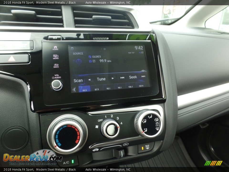2018 Honda Fit Sport Modern Steel Metallic / Black Photo #17