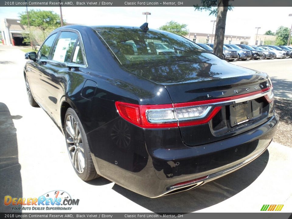 2018 Lincoln Continental Reserve AWD Black Velvet / Ebony Photo #3