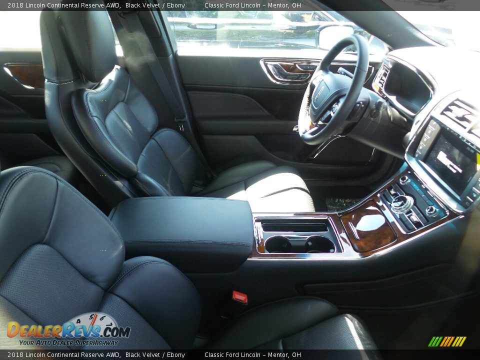 2018 Lincoln Continental Reserve AWD Black Velvet / Ebony Photo #4