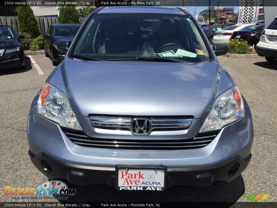 2009 Honda CR-V EX Glacier Blue Metallic / Gray Photo #8