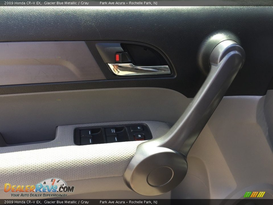 2009 Honda CR-V EX Glacier Blue Metallic / Gray Photo #10