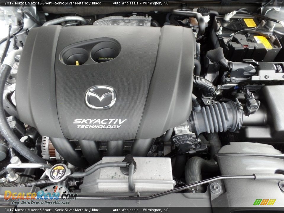 2017 Mazda Mazda6 Sport Sonic Silver Metallic / Black Photo #6