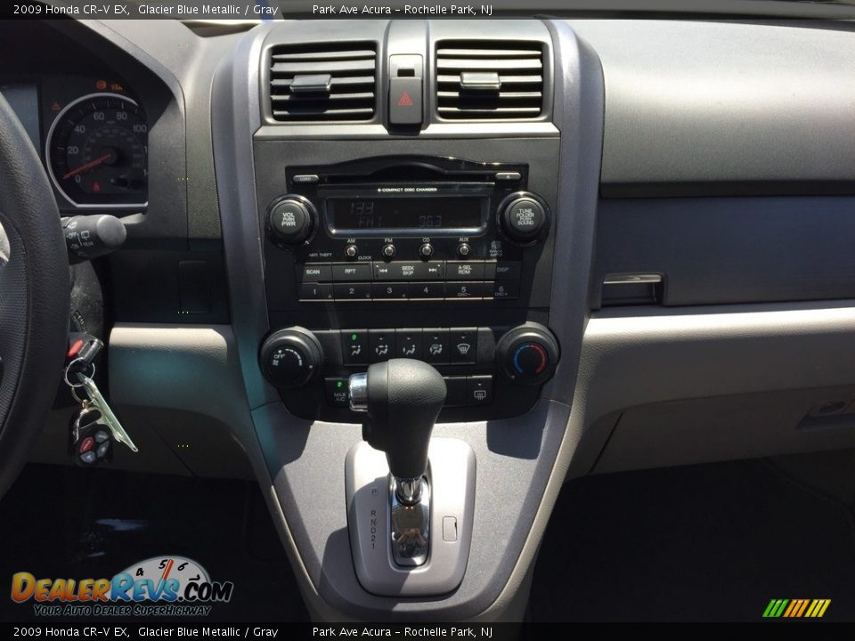 2009 Honda CR-V EX Glacier Blue Metallic / Gray Photo #14