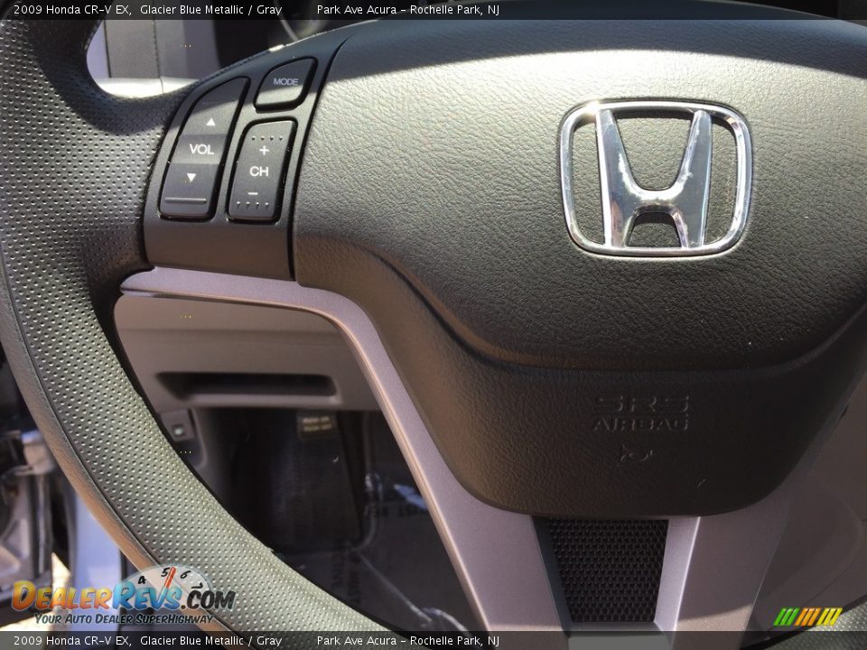 2009 Honda CR-V EX Glacier Blue Metallic / Gray Photo #16