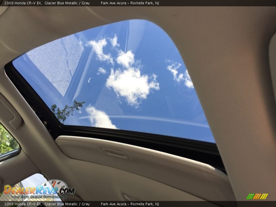 2009 Honda CR-V EX Glacier Blue Metallic / Gray Photo #19