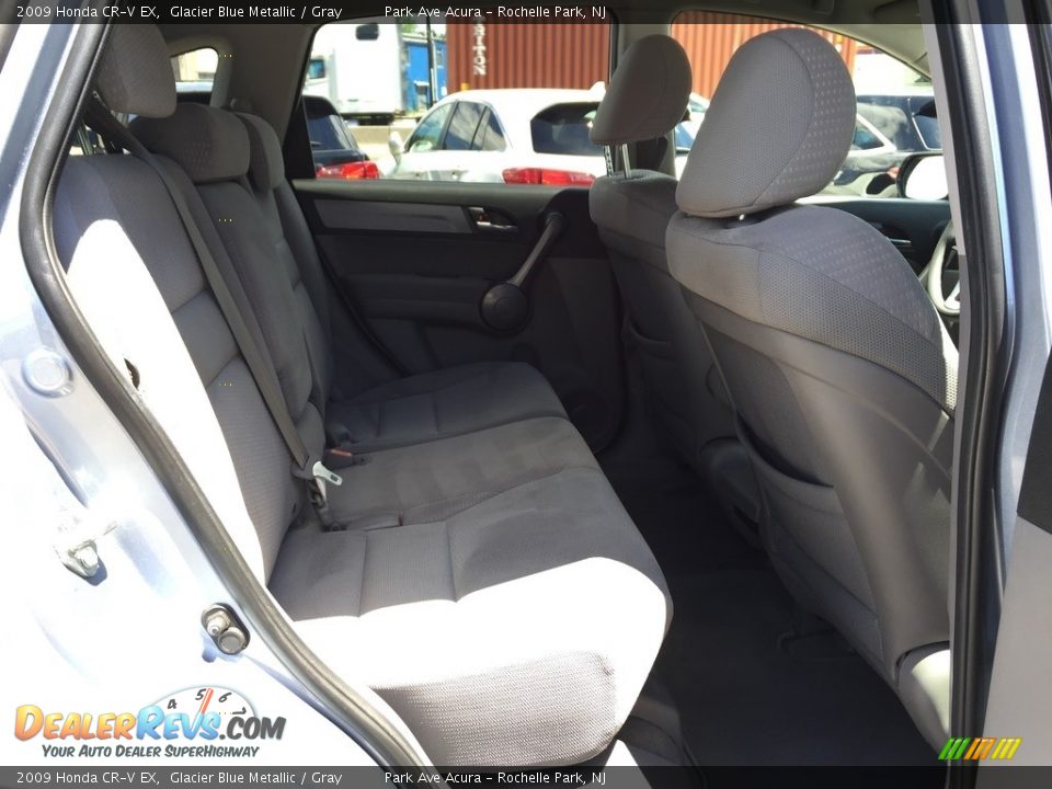 2009 Honda CR-V EX Glacier Blue Metallic / Gray Photo #23