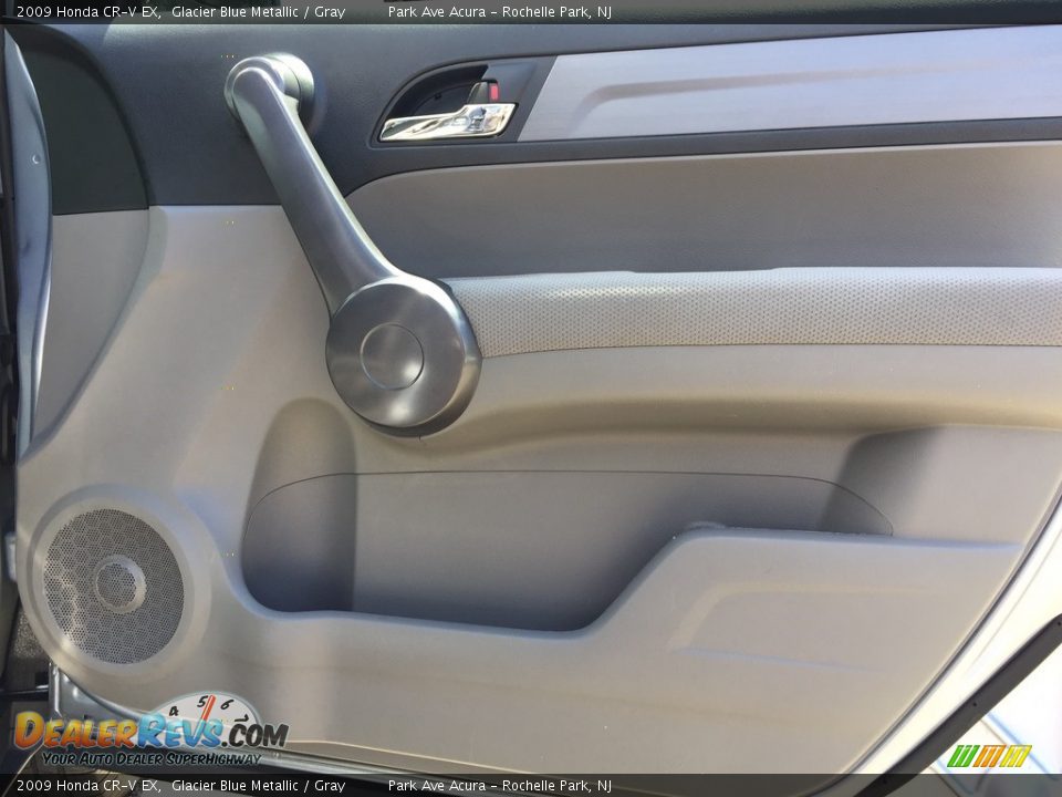 2009 Honda CR-V EX Glacier Blue Metallic / Gray Photo #24