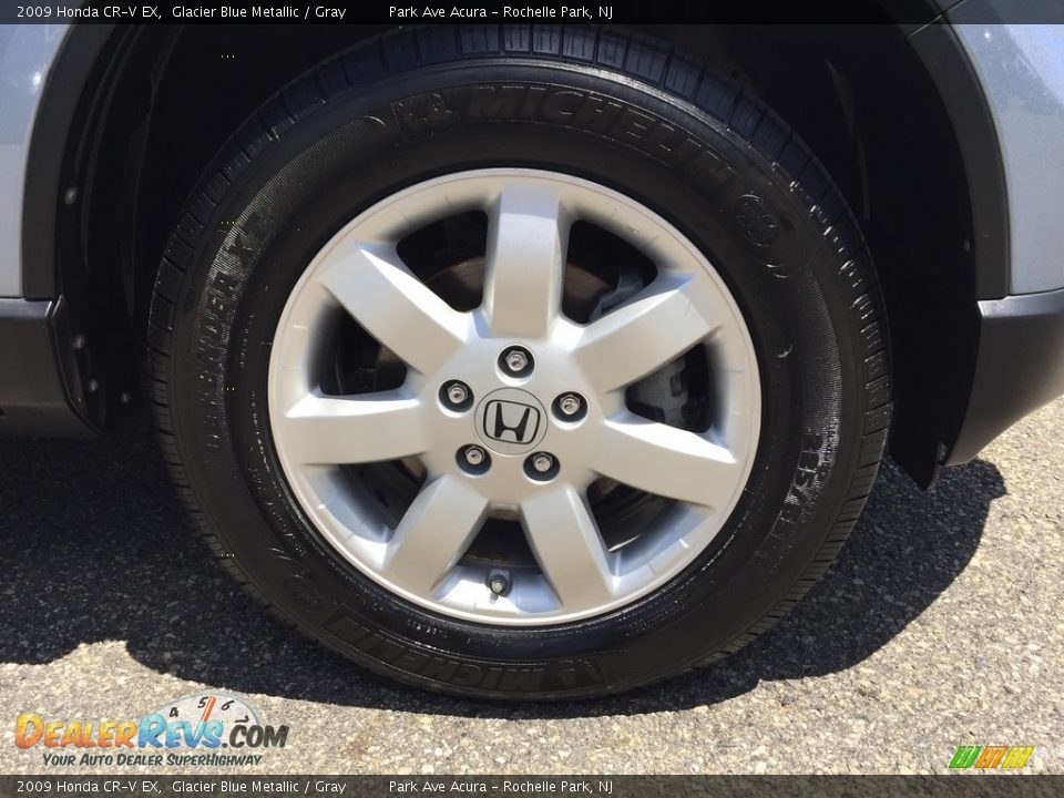 2009 Honda CR-V EX Glacier Blue Metallic / Gray Photo #27