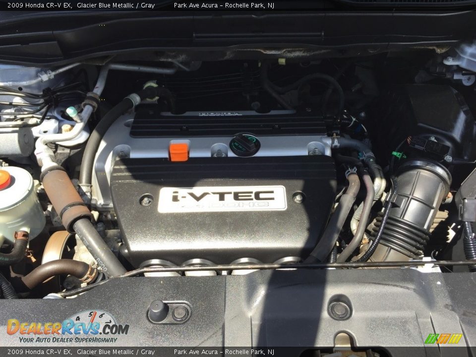 2009 Honda CR-V EX Glacier Blue Metallic / Gray Photo #29