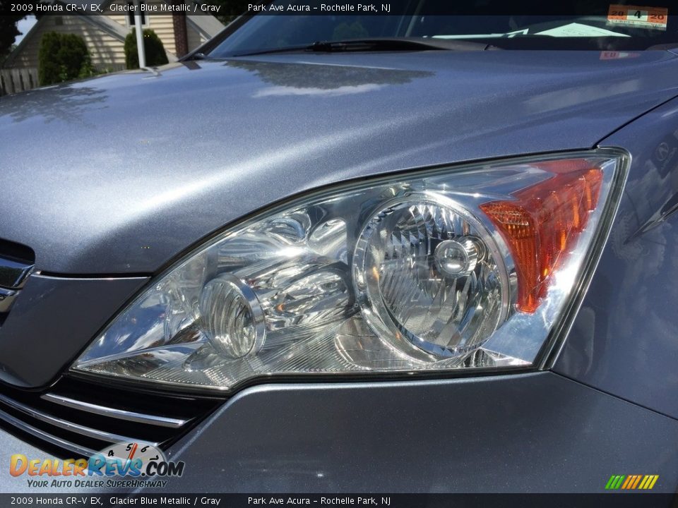 2009 Honda CR-V EX Glacier Blue Metallic / Gray Photo #30