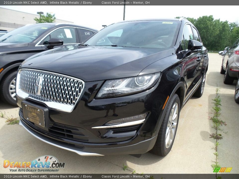 2019 Lincoln MKC Select AWD Infinite Black Metallic / Ebony Photo #1