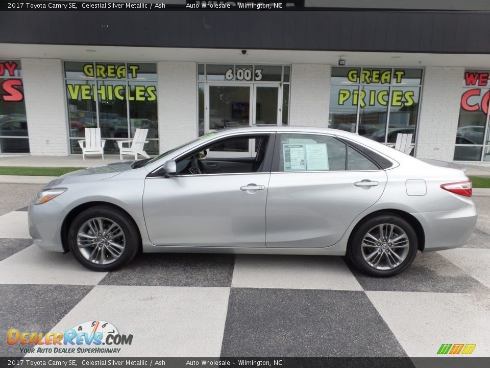 2017 Toyota Camry SE Celestial Silver Metallic / Ash Photo #1