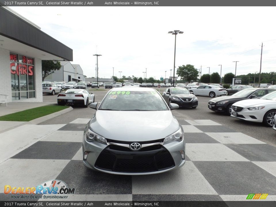 2017 Toyota Camry SE Celestial Silver Metallic / Ash Photo #2