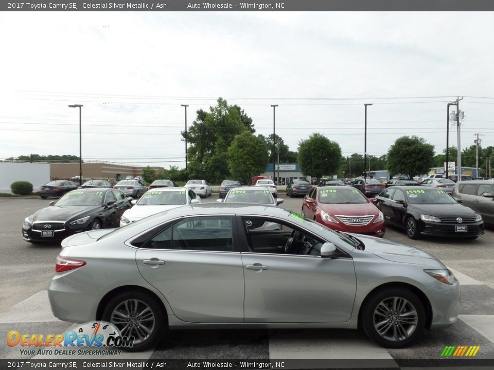 2017 Toyota Camry SE Celestial Silver Metallic / Ash Photo #3