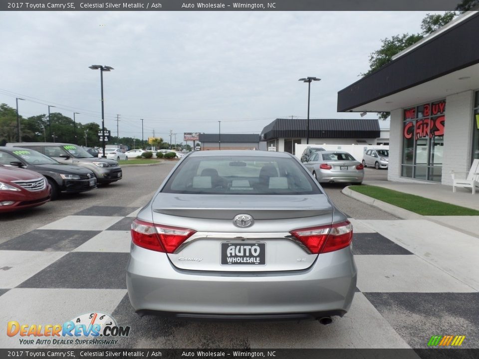 2017 Toyota Camry SE Celestial Silver Metallic / Ash Photo #4