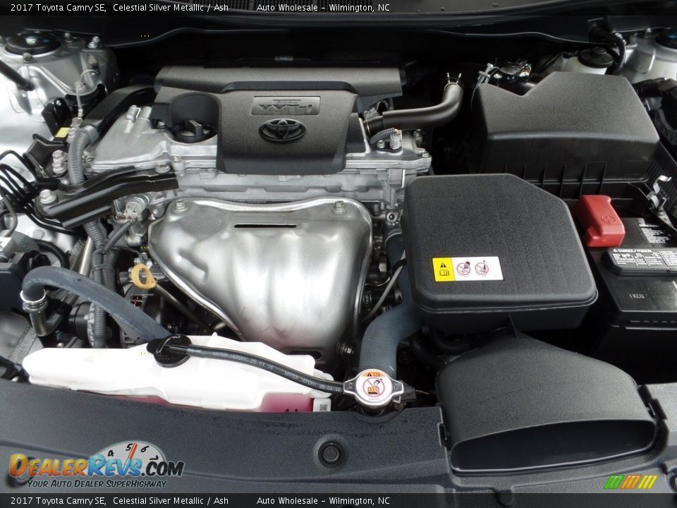 2017 Toyota Camry SE Celestial Silver Metallic / Ash Photo #6