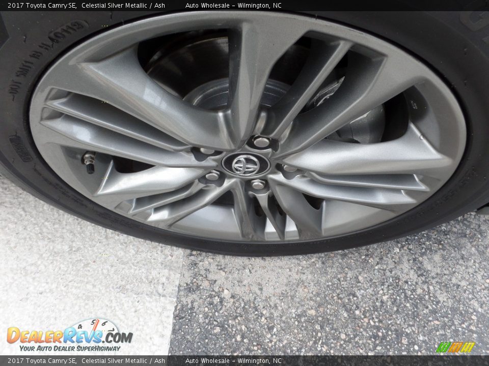 2017 Toyota Camry SE Celestial Silver Metallic / Ash Photo #7
