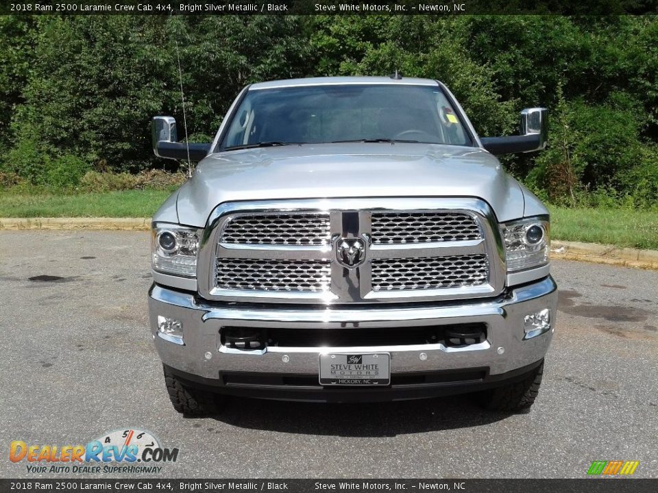2018 Ram 2500 Laramie Crew Cab 4x4 Bright Silver Metallic / Black Photo #3