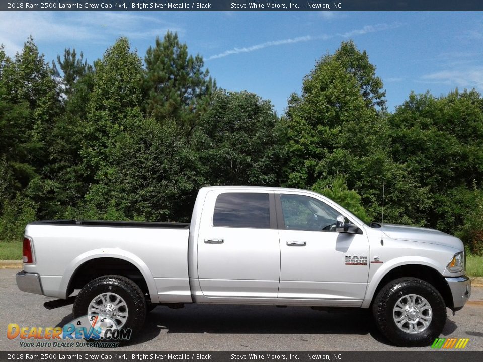 2018 Ram 2500 Laramie Crew Cab 4x4 Bright Silver Metallic / Black Photo #5
