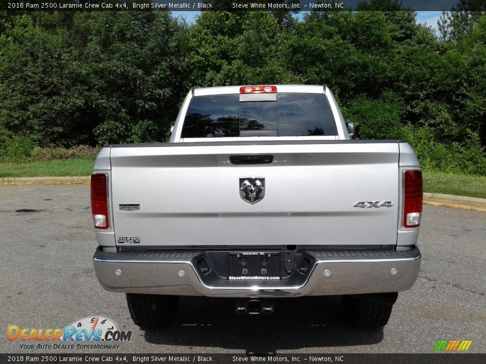 2018 Ram 2500 Laramie Crew Cab 4x4 Bright Silver Metallic / Black Photo #7
