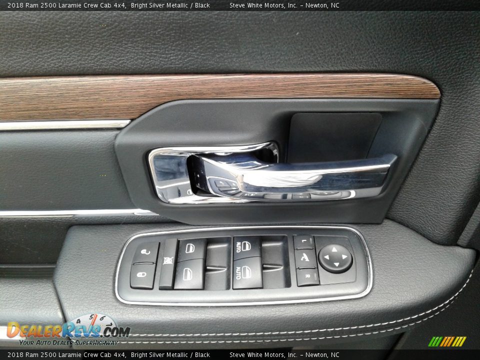 2018 Ram 2500 Laramie Crew Cab 4x4 Bright Silver Metallic / Black Photo #9