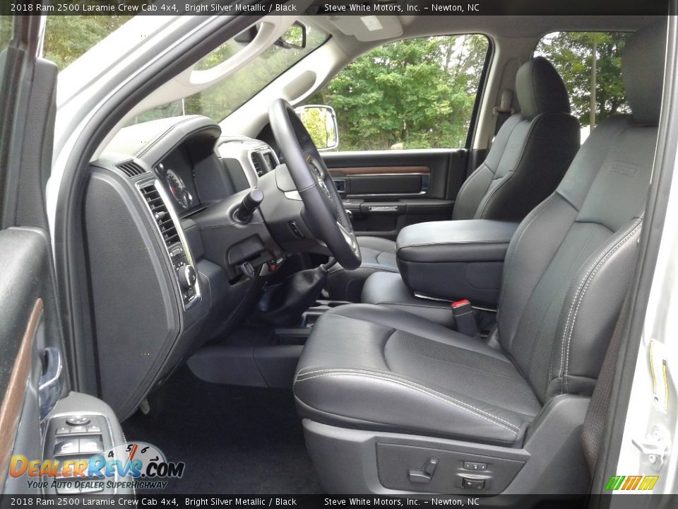 2018 Ram 2500 Laramie Crew Cab 4x4 Bright Silver Metallic / Black Photo #10