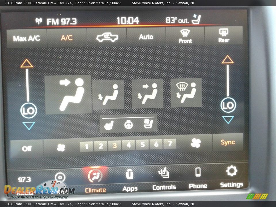 2018 Ram 2500 Laramie Crew Cab 4x4 Bright Silver Metallic / Black Photo #23