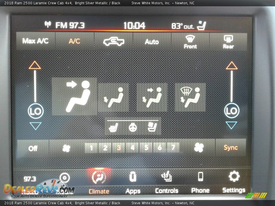 2018 Ram 2500 Laramie Crew Cab 4x4 Bright Silver Metallic / Black Photo #24