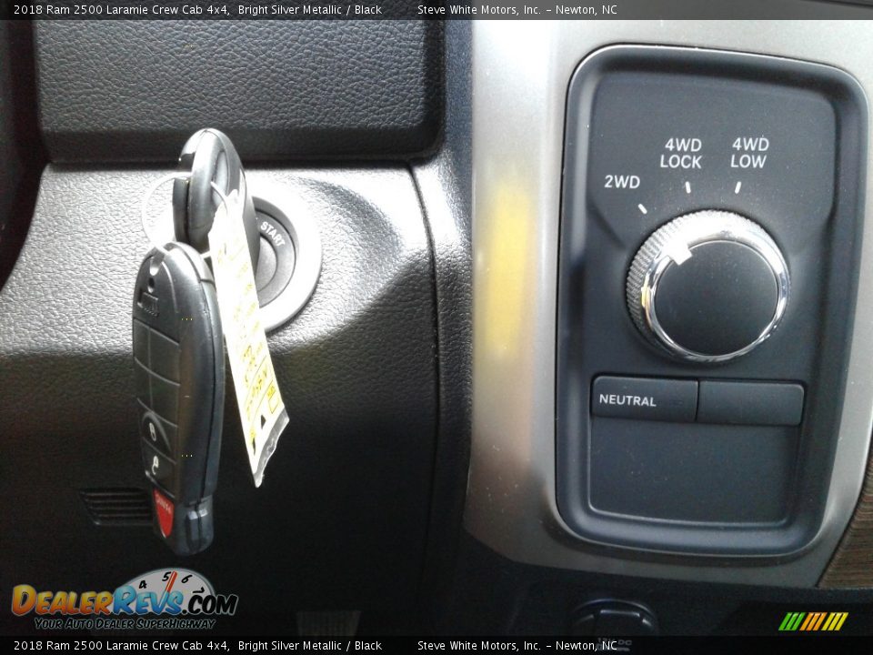 2018 Ram 2500 Laramie Crew Cab 4x4 Bright Silver Metallic / Black Photo #28