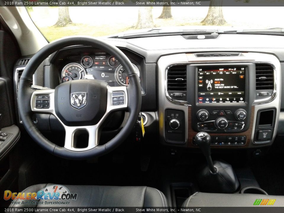 2018 Ram 2500 Laramie Crew Cab 4x4 Bright Silver Metallic / Black Photo #34