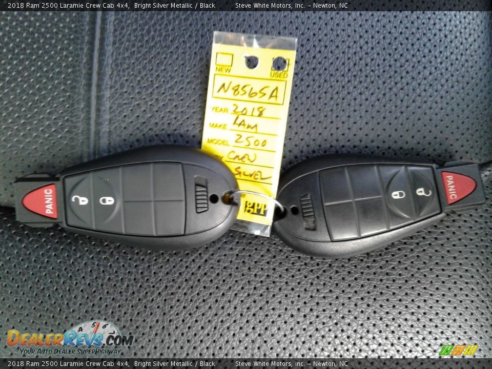 2018 Ram 2500 Laramie Crew Cab 4x4 Bright Silver Metallic / Black Photo #35