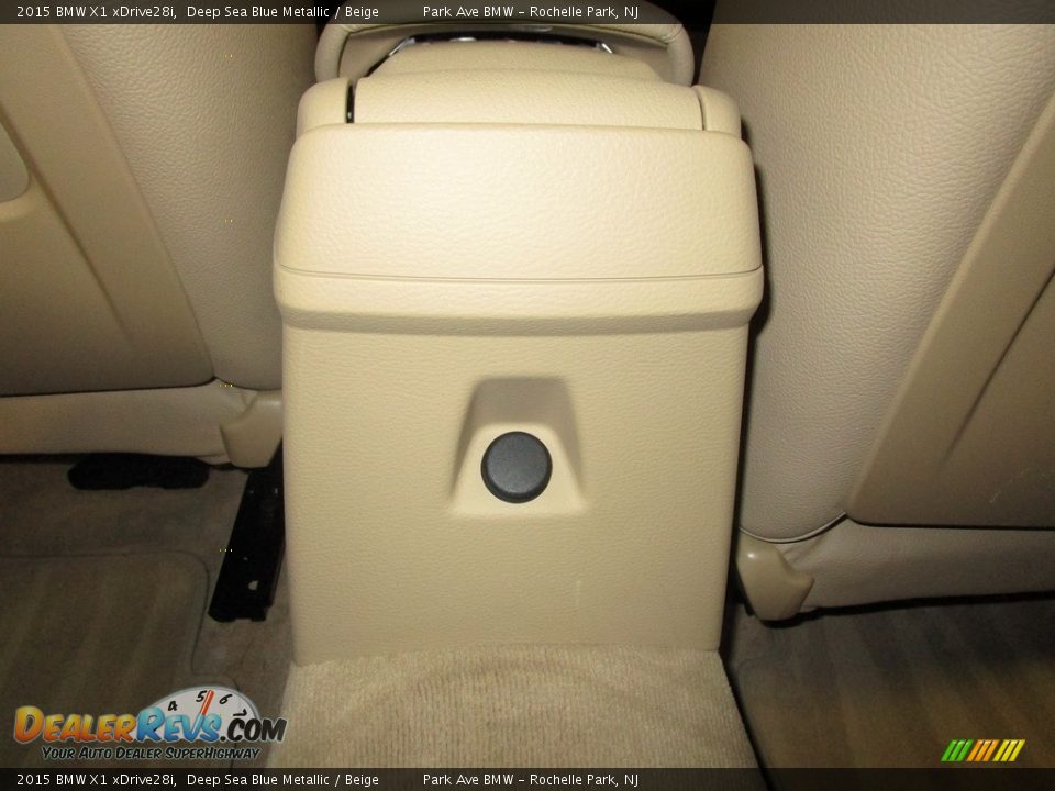 2015 BMW X1 xDrive28i Deep Sea Blue Metallic / Beige Photo #22