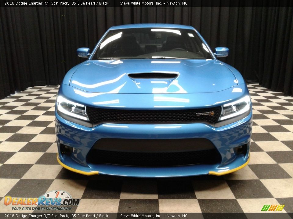 2018 Dodge Charger R/T Scat Pack B5 Blue Pearl / Black Photo #3