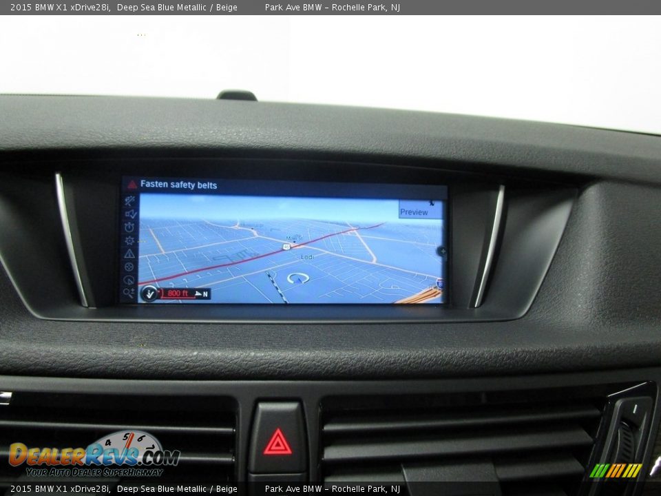 2015 BMW X1 xDrive28i Deep Sea Blue Metallic / Beige Photo #28