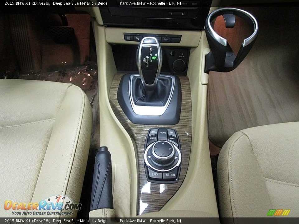 2015 BMW X1 xDrive28i Deep Sea Blue Metallic / Beige Photo #30