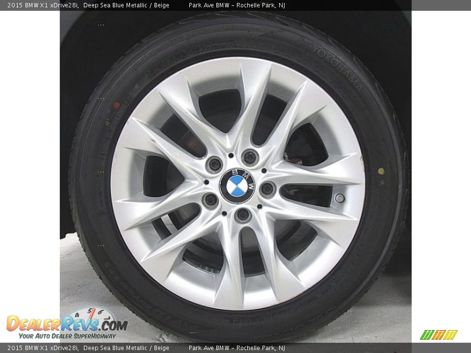 2015 BMW X1 xDrive28i Deep Sea Blue Metallic / Beige Photo #31