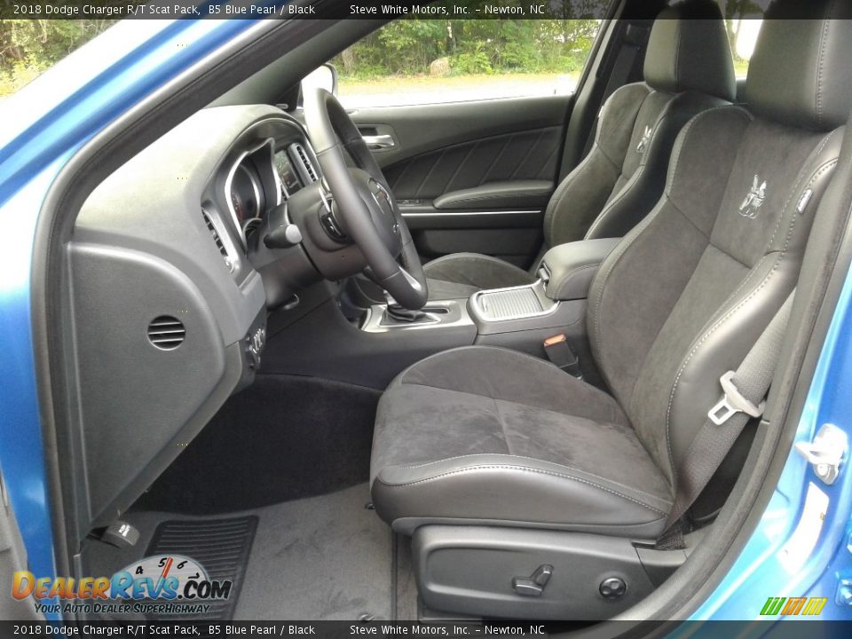 2018 Dodge Charger R/T Scat Pack B5 Blue Pearl / Black Photo #10