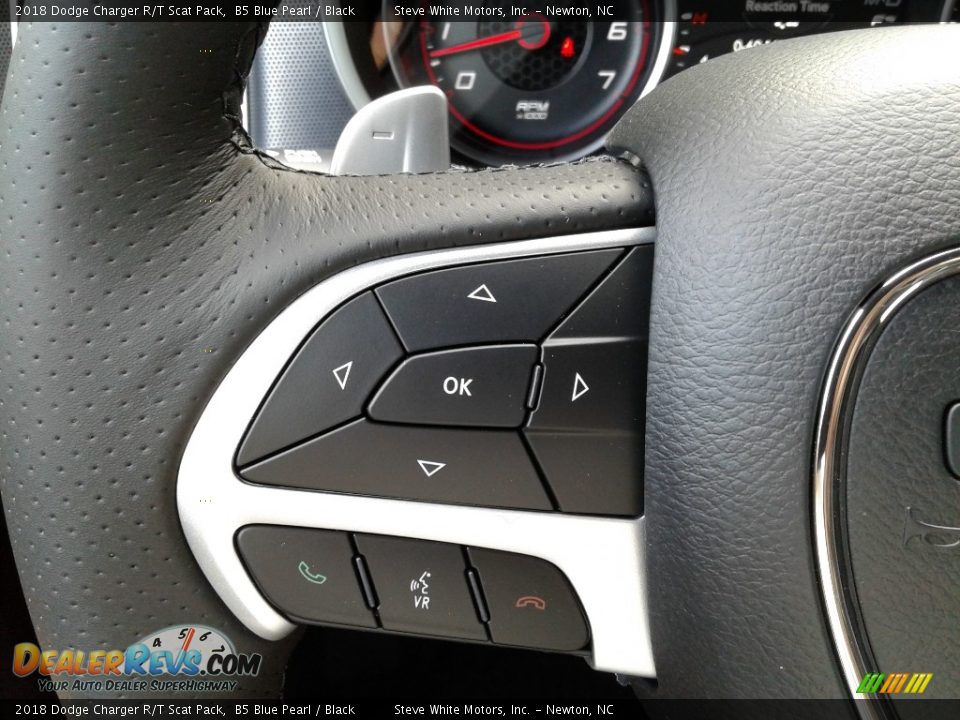 2018 Dodge Charger R/T Scat Pack B5 Blue Pearl / Black Photo #17